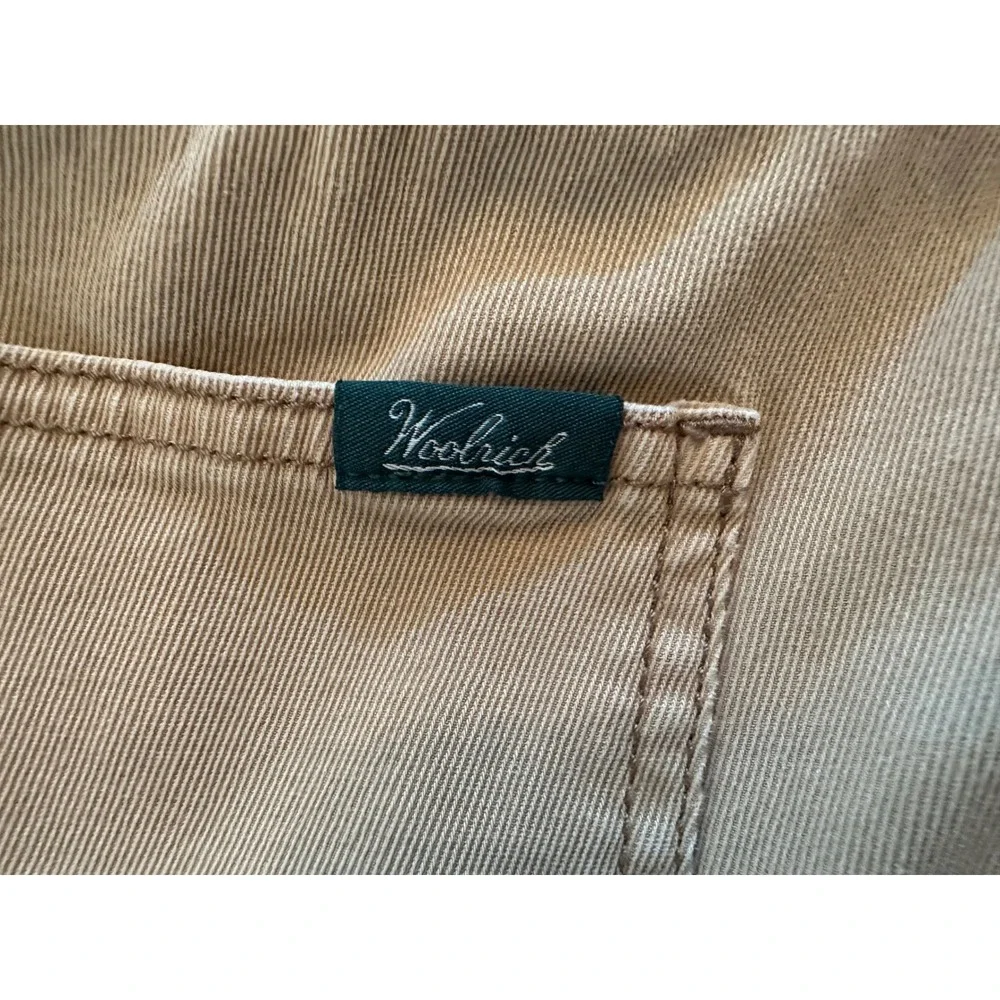 Woolrich Mens Tan Canvas Carpenter Pants 40x32 Work Utility Casual‎